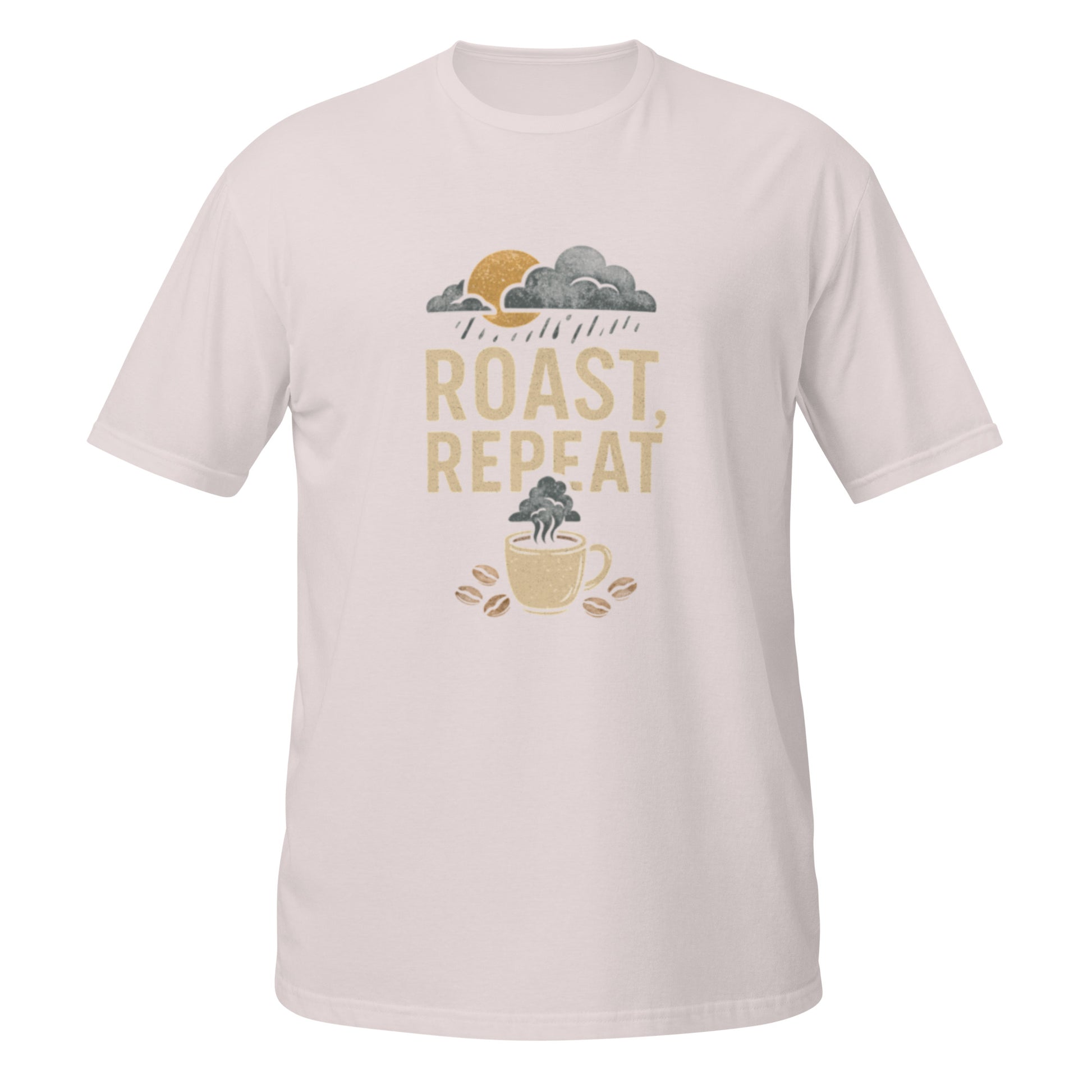Ice grey Roast, Repeat shirt with warm coffee-themed design for espresso lovers and Seattle café fans